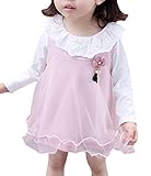 Snone子ども服 秋 ワンピース 子どもドレス かわいい ワンピース お出かけ 通園 通学 普段着 長袖 女の子 キッズ 子供服