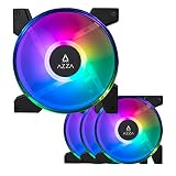 AZZA Hurricane III デジタル RGB ファン 120mm x 4 ハブ付き
