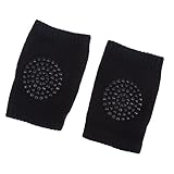 Prettyia ベビー　膝パッド　膝当て　　伸縮性　抗スリップ　クロール　膝プロテクター　レッグウォーマー　全5色 - ネイビー