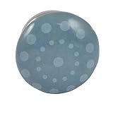 Set of 6 gray ceramic pumpkin knobs cabinet drawer handles pulls