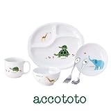 ニッコー 子供食器 出産祝い アッコトト はじめてごはんセット HUG米 (ランチ皿 ライスボール マグ 深皿)