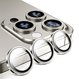 「2枚セット」MAGIC JOHN 対応 iPhone15 Pro/15 Pro Max 用 カメラフィルム 黒縁取り オープナー付き 簡単装着 いphone15pro カメラ保護フィルム 露出オーバー防止 防塵 航空用アルミ合金 カメラカバー ゴールド