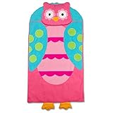 Stephen Joseph Owl Nap Mat, Pink/Turquoise by Stephen Joseph [並行輸入品]