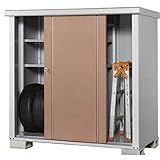 タカヤマ 物置　ブラウン TJS-1515-B