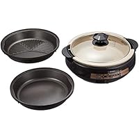 象印 グリル鍋(ホットプレート) 3枚タイプ あじまる ブラウン EP-PX30AM-TA