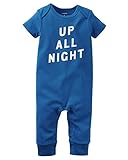 カーターズ Carter's カバーオール 半袖 綿リブ100% I Still Live At Home Jumpsuit 24M (83-86cm)