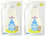 Dapple Baby Bottle Dish Liquid Refill Pack of 2 Unscented (68 Total Fluid Oz) [並行輸入品]