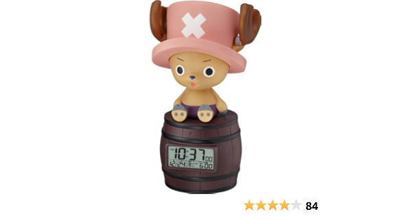 Amazon Co Jp One Piece ワンピース 目覚まし時計 キャラクター デジタル トニートニー チョッパー おしゃべり 音声 アラーム 茶 リズム Rhythm 8rda51rh06 ホーム キッチン