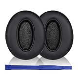 Aiivioll プロテインレザー 交換用イヤーパッド ゼンハイザー HD4.50BT、HD4.50BTNC、HD4.40BT イヤーパッド、ヘッドホンイヤーパッドクッションカバー、イヤーカップ修理部品 (ブラック)