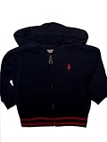 ラルフローレンの子供服　POLO　RALPHLAWREN　ベビー　フード付きフルジップパーカー　７０ｃｍ [並行輸入品]