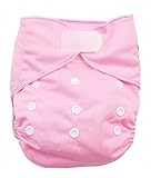 SUNNY BABY おむつカバー ベビー 布おむつ フリーサイズ サイズ調節可 70～100cm テープ式 無地 布オムツ/オムツカバー E：ピーチ [並行輸入品]