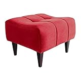 arne オットマン ソファー 1人掛け 1人用 腰掛け スツール 布張り ファブリック リビング Boule ot C1522 レッド 赤 カレイド生地