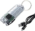 NITECORE TUBE v2.0 55ルーメン USB充電式 超軽量キーチェーン懐中電灯 LumenTacマイクロUSB充電ケーブル付き (透明)