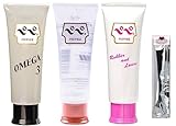 ペペ ポケットサイズ 50ml 3個セット + ペアーズラボ無印スティックローション1個おまけ付き 携帯用 チューブ型 コンパクト (アソート 3個)