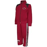 Toddlers NCAA Arkansas Razorbacksスウェットシャツトラック、パンツコンボセット(チームカラー)