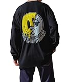 [インプローブス] SIDEWAYSTANCE ドリップスマイリー長袖Tシャツ メンズ 70155 ブラック