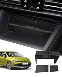 SXCY フォルクスワーゲン ゴルフ8 センターコンソールボックス vw golf8 専用 コンソール トレイ 収納 ボックス ゴルフヴァリアント8 小物入れ 滑り止め設計 内蔵型 カスタム インテリア 内装パーツ フォルクスワーゲン8アクセサリー 車内収納