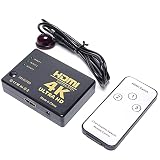 GoodsLand 【 4K対応 】HDMIセレクター 3入力1出力 リモコン付き 4K対応 手動切替 3ポート 切替器 GD-4K3HDMI