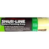 Shur-Line 07030 9-Inch Slit Foam Roller Cover for Semi-Rough Surfaces with 9/16-Inch Nap [並行輸入品]