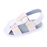 (プタス) Putars 赤ちゃん靴 夏 サンダル キャンバス 縞模様 女の子 男の子 ファーストシューズ 帆布 やわらかい 歩行練習 滑り止め 滑りにくい 履きやすい 履き心地いい マジックテープ 