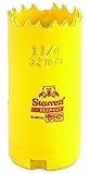 Starrett DCH0114-G HSS Deep Cut Holesaw, 1-1/4 (32 mm) by Starrett