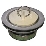 LASCO 03-1029 Chrome Laundry Tub Strainer with Stopper for 2-Inch Opening with 1-1/2-Inch Connection