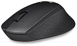 (Black, M330) - Logitech M330 Silent Plus Wireless Mouse (USB for Windows/Mac/Chrome OS/Linux) - Black