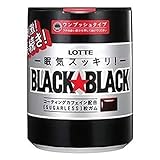 ロッテ ブラックブラック 粒 ワンプッシュボトル 140g×6個入
