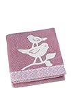 Sadie & Scout Bird Applique Blanket - Pink and White by Crown Crafts