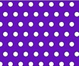 SheetWorld Fitted Square Playard Sheet 37.5 x 37.5 (Fits Joovy) - Polka Dots Purple - Made In USA by