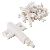 キッチン扉・キャビネット引き出しダンパー バッファー ソフトドアクローザー（白・15個入）