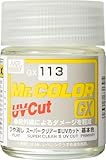 GSIクレオス Mr.カラーGX スーパークリアー3 UVカットつや消し 18ml ホビー用塗料 GX113