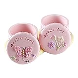 Easy Live 乳歯ケース可愛い！ 臍帯箱へその緒ケース  出産祝い 記念　大切な成長の保存に (女の子  )