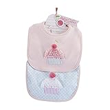 Baby Aspen Baby Cakes 2 Piece Bib Gift Set, Pink by Baby Aspen [並行輸入品]