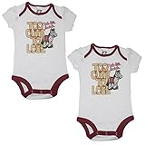 ( Pack of 2 ) Florida State Seminoles NCAA幼児Footballワンピースロンパース ホワイト