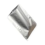 100個AspireシルバーMetallizedフラットポーチ、( 0.5 Oz 20オンス、FDAに準拠 One size ER0015_85X1175INCH20OZ-200PCS