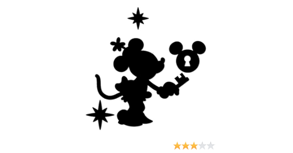 Amazon Co Jp ウォールステッカー ペタモ ドアノブ ディズニー ミニー 鍵 ホーム キッチン