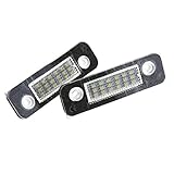2pcs車オートLEDライセンス番号のプレートライトランプフォード・モンデオmk2