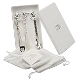 Baby Christening Silverplated 3 Piece Cutlery Set - Knife Fork & Spoon