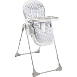 Badabulle Easy Highchair (White/Grey) by Badabulle