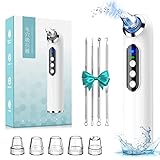 毛穴吸引器 KYH 美顔器 【2021最新版】 5つの吸引ヘッド 5段階吸引力 毛穴ケア 角栓を除却 イチゴ鼻吸引 ニキビを取り除く 毛穴汚