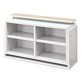 クロシオ 9018用 上置きユニット ホワイト 幅90cm高さ47~68.2cm 万能カスタム書棚