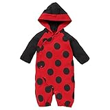 西松屋 EFD 着ぐるみ長袖コンビドレス（ウシ/てんとう虫/ハチ）【新生児50-60cm】 新生児 てんとう虫(レッド)