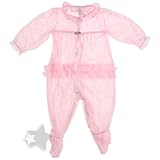 ローラ・Dareベビー女の子長袖幼児ジャンプスーツPJ、( 3 m-24 m ) カラー: ピンク