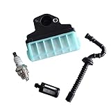 QHALEN STIHL 021 023 025 MS210 MS230 MS250チェインショー用エアフィルター燃料フィルターホースチューブスパークプラグ