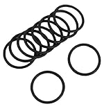 uxcell　 Oリング 11mm x 7mm x 2mm ブラック ラバー オイル シール ガスケット ワッシャ 10個