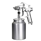 Valianto W77-S HVLP Siphon Feed Spray Gun Silver Nozzle Size 2.5mm [並行輸入品]