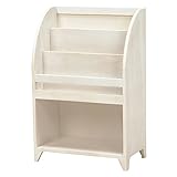 マガジンラック 本棚 雑誌入れ MCC-6189AW 4934257226776 ホワイト 代引き不可 主材：桐材