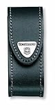 VICTORINOX BLACK LEATHER BELT POUCH (2-4 LAYER)