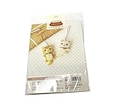 ハマナカ 白ねことトラねこのストラップ/製作キット H441-299